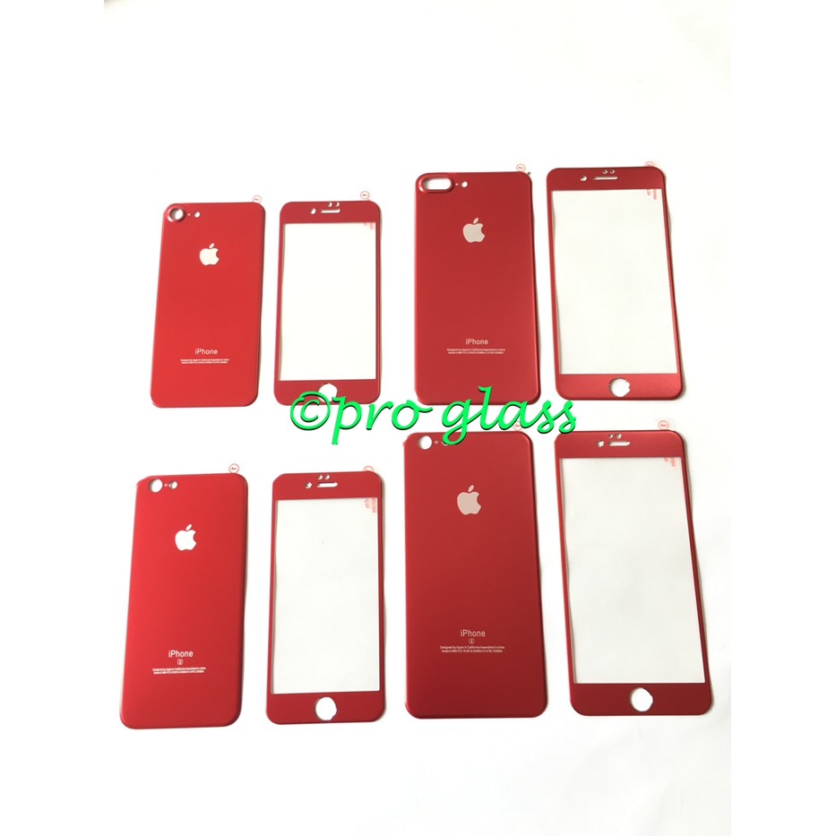 Iphone 7 RED Special Edition Titanium Alloy Premium Tempered Glass