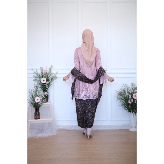 WIDBATIK - Set Batik Couple dan Kebaya Aghnia Dusty-5