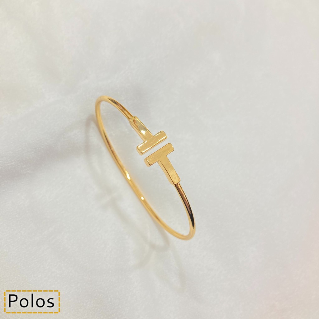 Gelang Bangle Wanita Lapis Emas Simple Model Yaxiya Jewelry Aksesoris Fashion Perhiasan