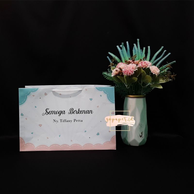 

paperbag semoga berkenan custom nama 32x12x21