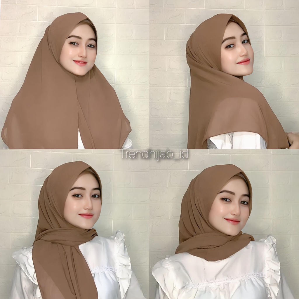 HIJAB JILBAB KERUDUNG SEGI EMPAT MALAY SOFT PED