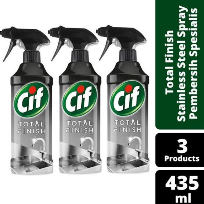 CIF SPRAY TOTAL FINISH 435 ML x3
