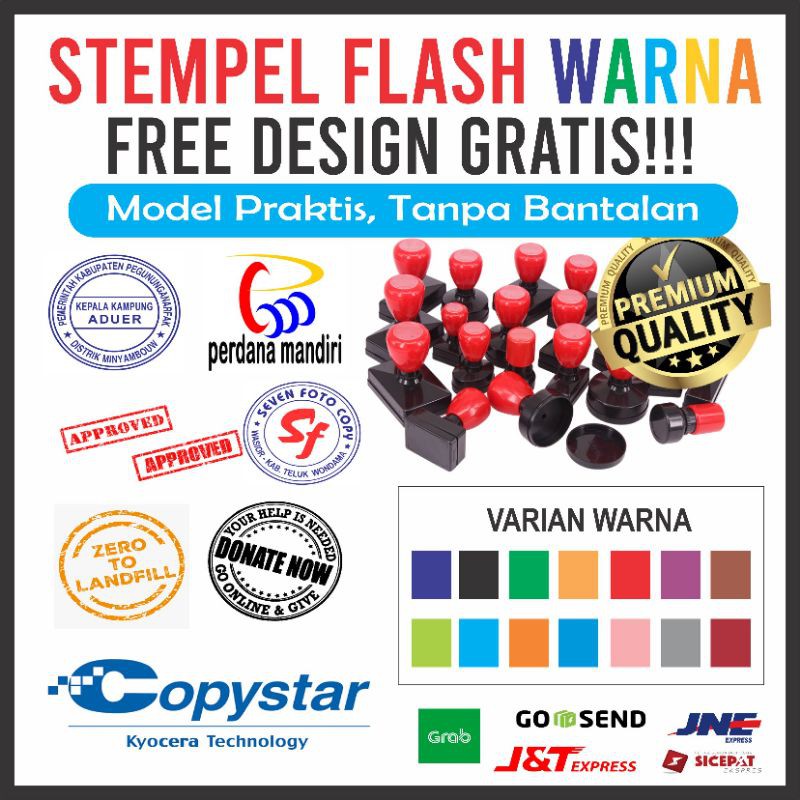 

Stempel Flash Warna Otomatis Free Design Gratis