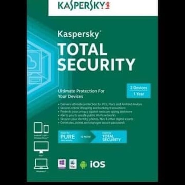 KASPERSKY Total Security KTS 3 PC 1 Tahun | 3 user