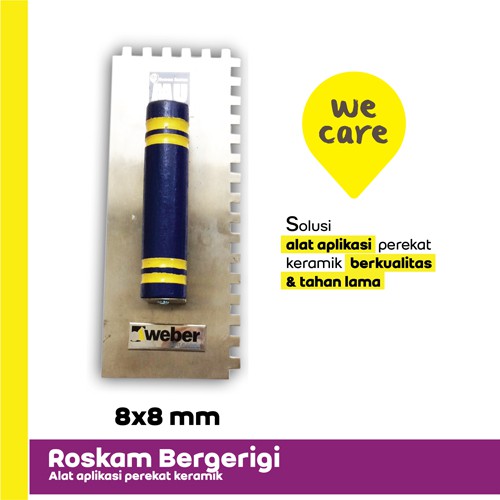 Mortar Utama Roskam Keramik Bergigi 8 mm