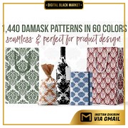 1440 Damask Patterns In 60 Colors