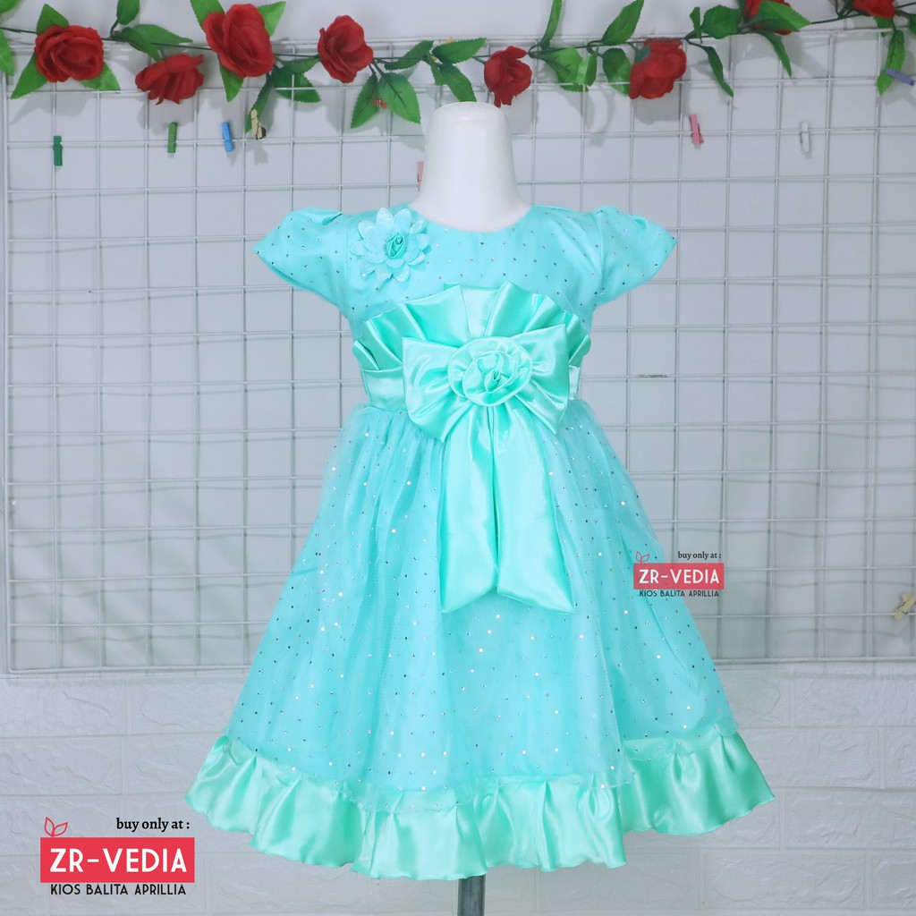 Gaun Princess PITA Size 2-9 Tahun / Ekspor Quality Premium Baju Anak Perempuan Dress Pesta Premium