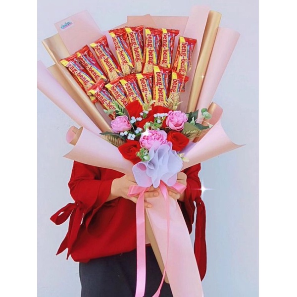 

Buket beng-beng (Size L) Large Beng-Beng mix Flower Bouquet