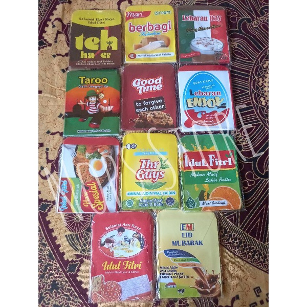 

Amplop LEBARAN MOTIF SNACK|UANG|ATM|PROFESI|MUSLIM|KARTUN ISI 10PCS