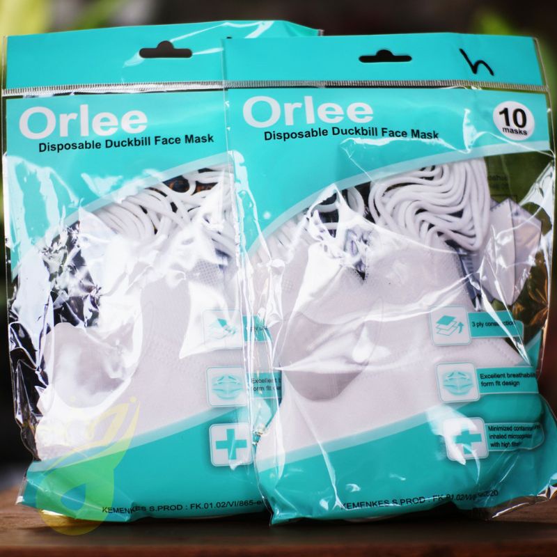Orlee Masker  Duckbill Isi 10 psc