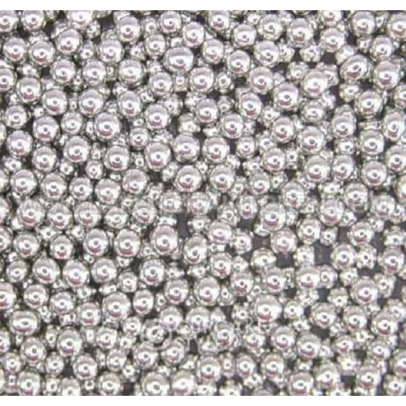 

sprinkle bulat silver 25 gr/hiasan kue sprinkle