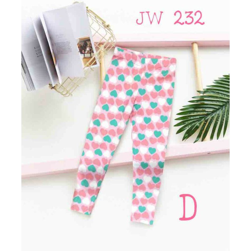 Legging anak bahan katun Junior Wardrobe JW 232