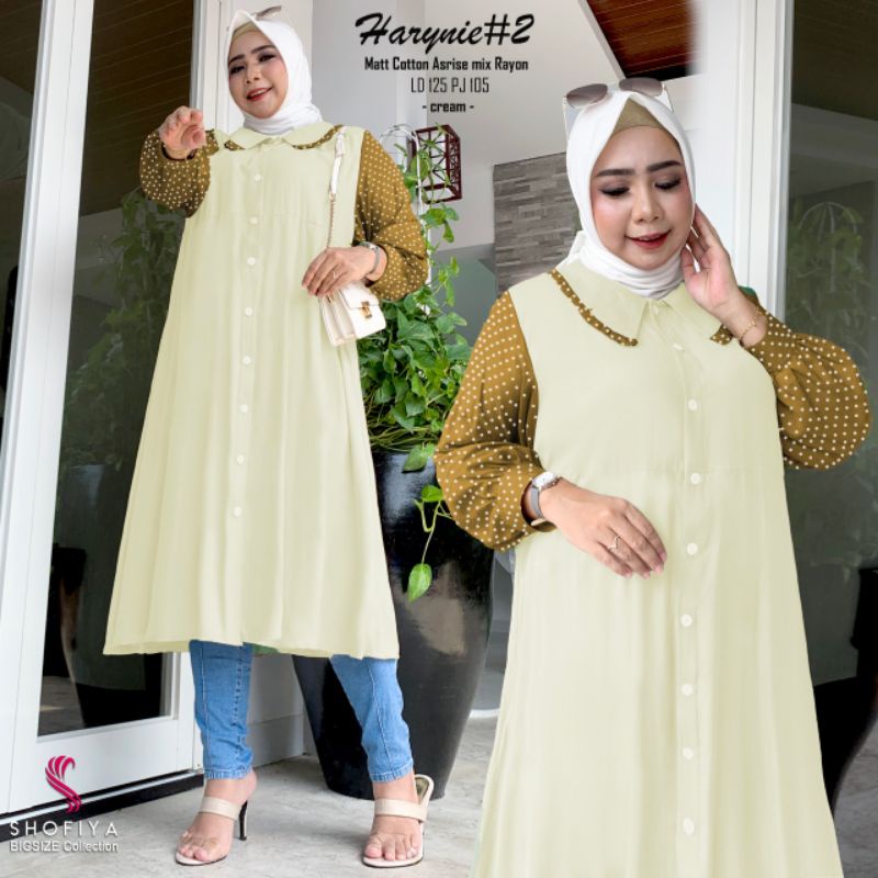 HARYNIE #2 BY SHOFIYA / TUNIK JUMBO POLKADOT