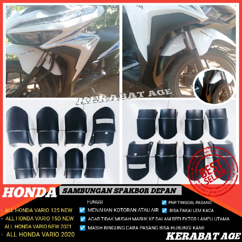 Aksesoris Vario new 2018-2020 Sambungan Spakbor Sepakbor depan vario 125 / 150