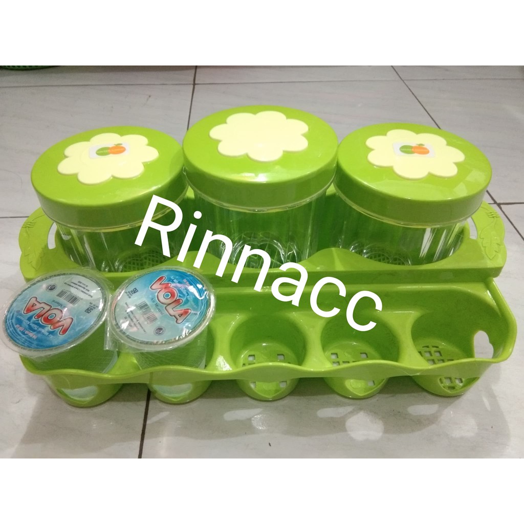 EXCLUSIVE  Toples Kue Set + Rak Aqua Golden Sunkist / Toples Kue Set Rak  Aqua