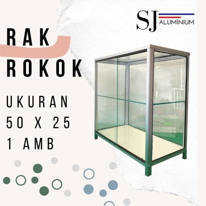Etalase Kaca - Rokok/Makanan/Warung - Ukuran 50 cm Best Seller
