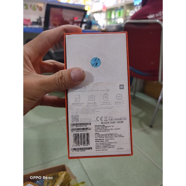 

dus redmi 5 original termurah box xiaomi redmi 5 original