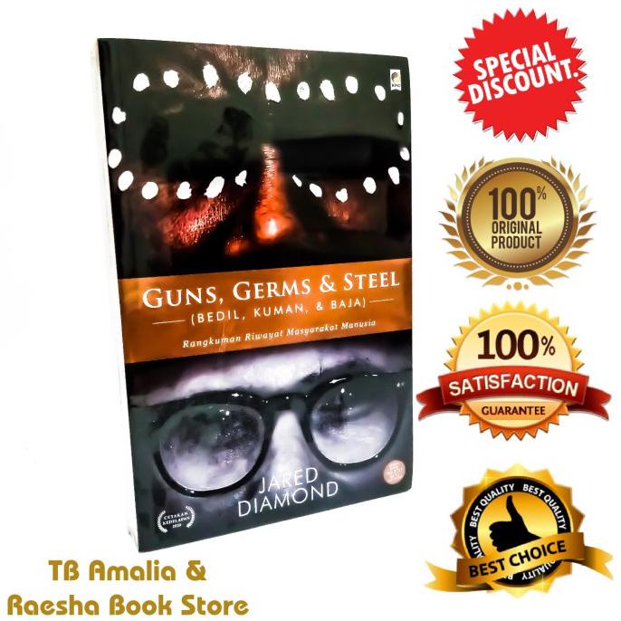 Buku Guns Germs and Steel - Bedil Kuman dan Baja - Jared Diamond