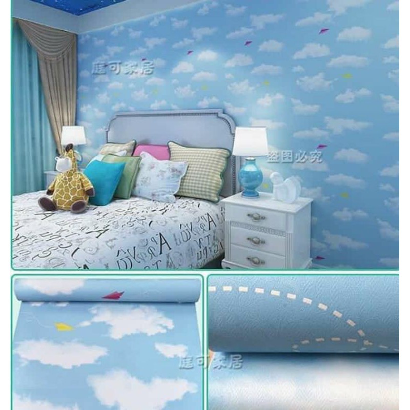 wallpaper dinding roll 10 meter
