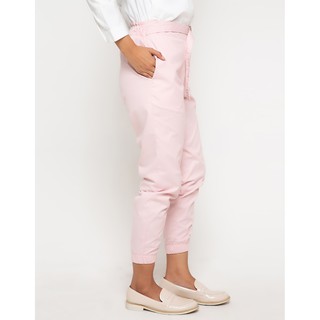 Matahari Nevada Celana  Panjang  Jogger Detail  Belt Pink 