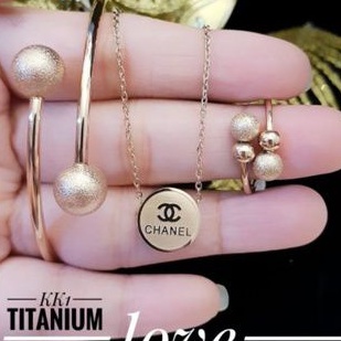 TiTanium set perhiasan wanita AW2