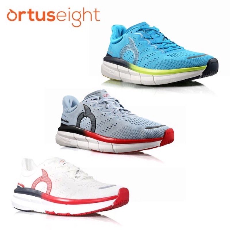 SEPATU RUNNING ORTUSEIGHT HYPERGLIDE WHITE/ NAVY /BLACK