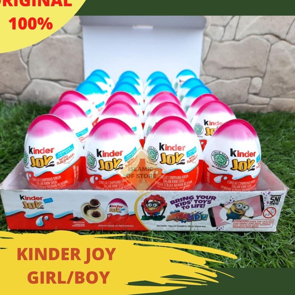 

[KODE NFRJ8] KINDER JOY CHOCOLATE / COKLAT KINDERJOY BOY/ GIRL 20 GR HALAL MUI