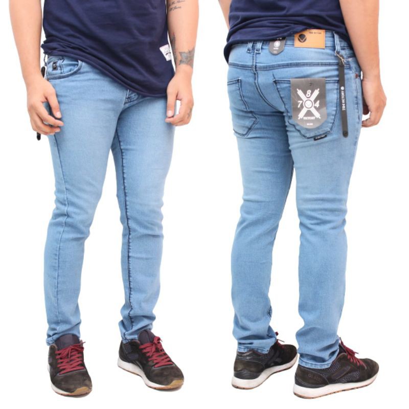 AIRBLACK DENIM TERLARIS / 784 VICTORY celana jeans NEW panjang skinny semi slimfit cowo / cowok /