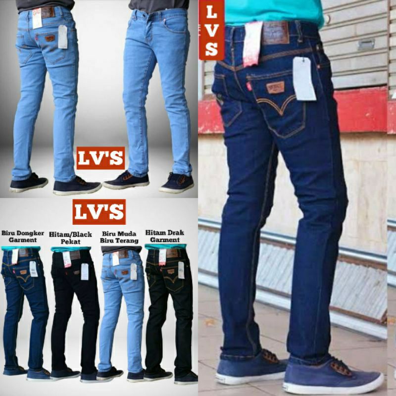 CELANA JEANS PRIA PANJANG standar reguler