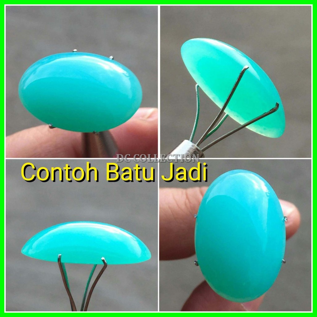 BAHAN ROUGH NATURAL IJO GARUT TOSCA CIKOLAK FULL HIJAU PREMIUM COLLECTOR ITEM