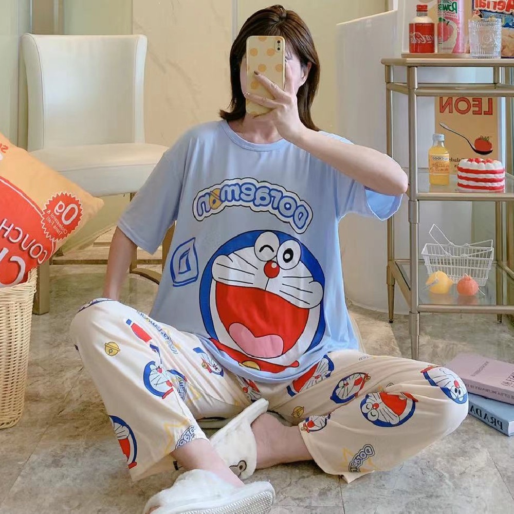 Setelan piyama CP oversize import murah / piyama import termurah-DT . M