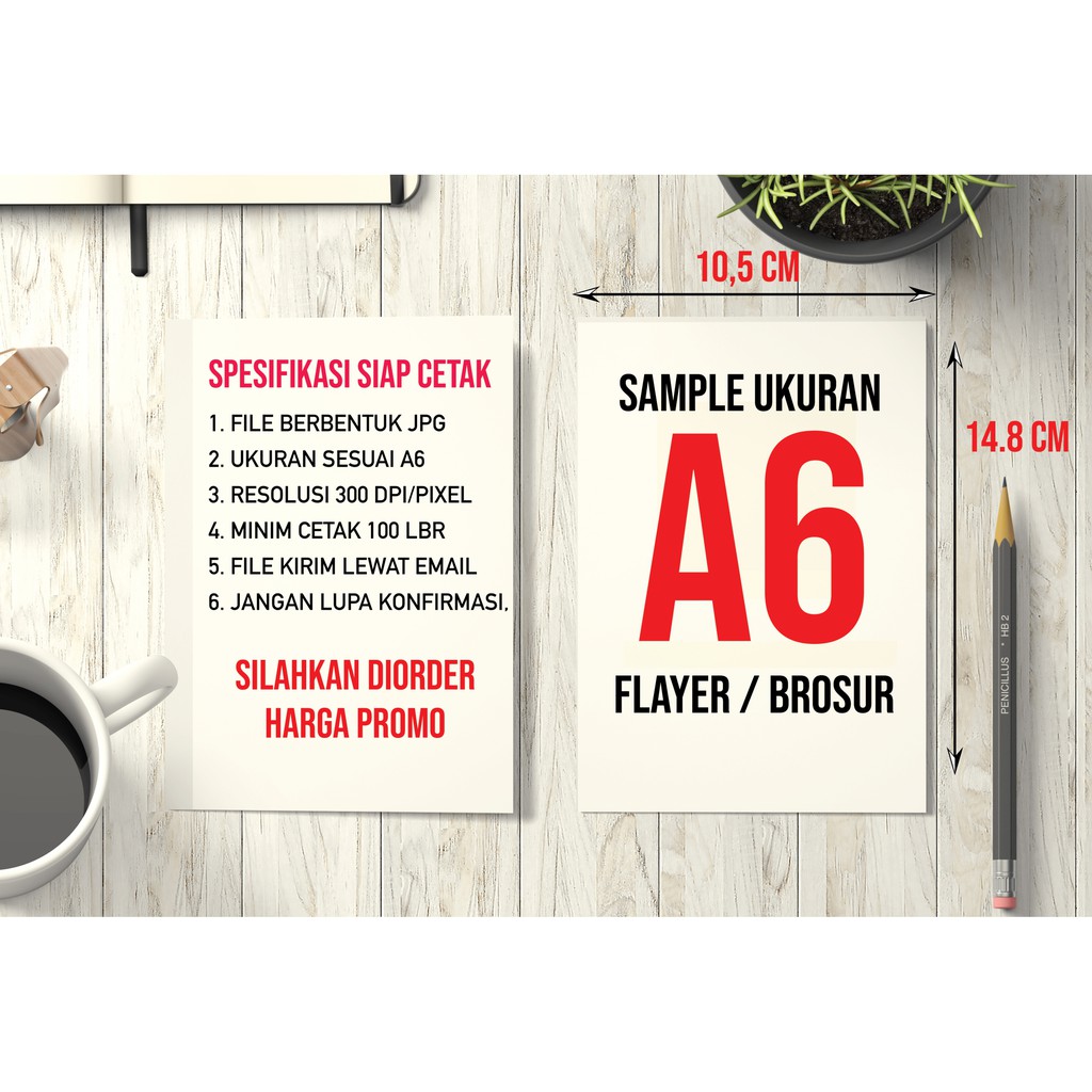 

Brosur A6 1 Sisi Art Paper 150 Gram (minimal 100 lembar)