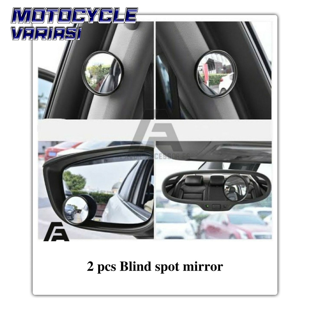 2 pcs Blind spot mirror kaca spion tempel cembung motor dan mobil