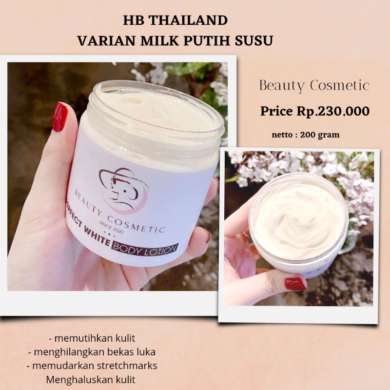 PEMUTIH BADAN AMPUH 7 HARI/ 200 gram HANDBODY THAILAND/LOTION PEMUTIH