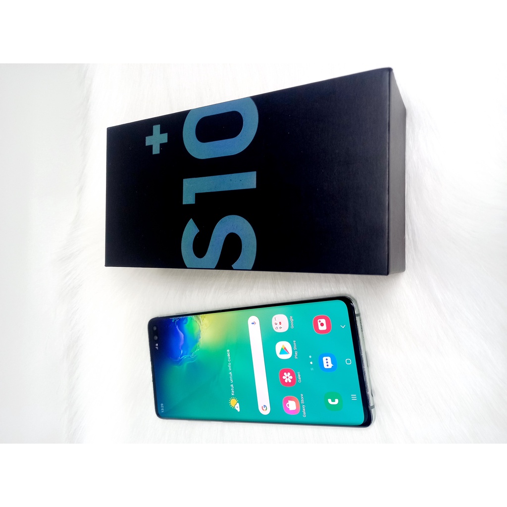 Samsung galaxy s10 plus rom128gb hp seken fullset bekas garansi resmi sein Indonesia mantap-4