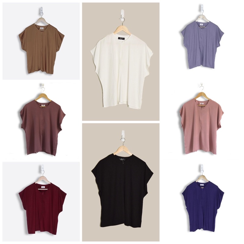 Blouse Korean Style BNL Buy and Love it Dassy Inner / Atasan Busui Rayon Twill / Daleman B6L8 Simple