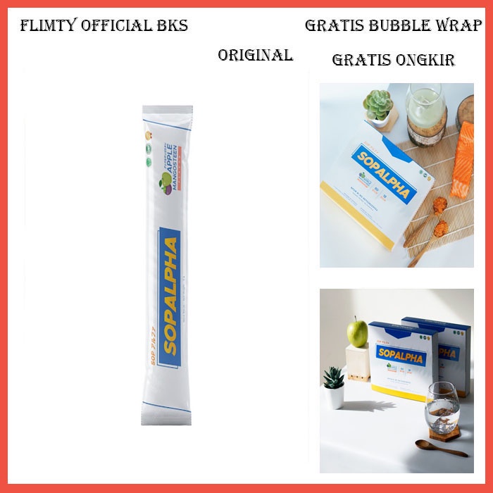 SOPALPHA persachet Minuman Kesehatan Obat Suplemen Daya Tahan Tubuh Herbal Diabetes Kolesterol Diet 