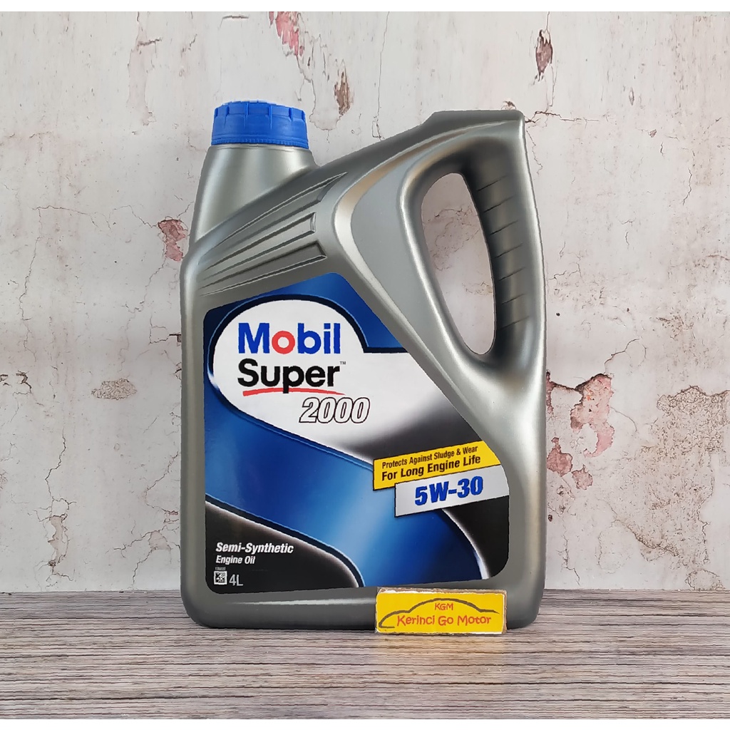 OLI Mobil Super 2000 5W-30 4L GALON - Oli Mobil Super 2000 5W30 4Liter