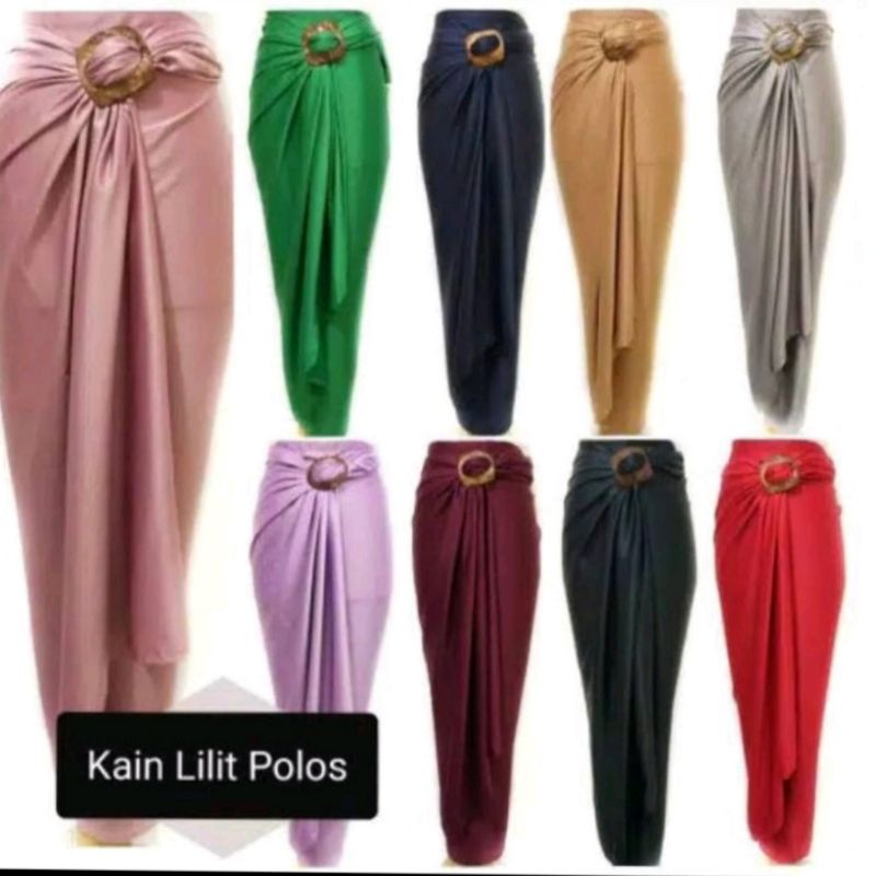 Rok Lilit Polos Bawahan Kebaya