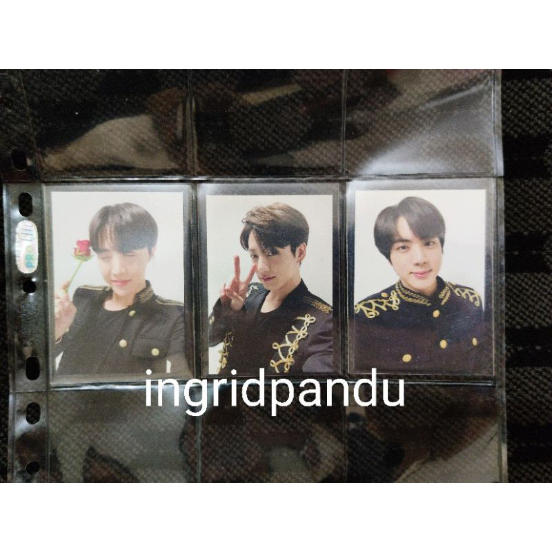BTS PHOTOCARD SPEAK YOURSELF FINAL MEMORIAL LABEL TAG