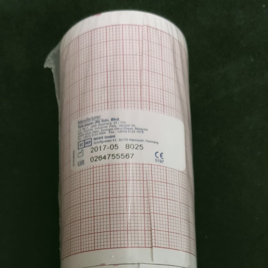 

kertas ECG 8025 kertas ekg 80×25 untuk 3 channel