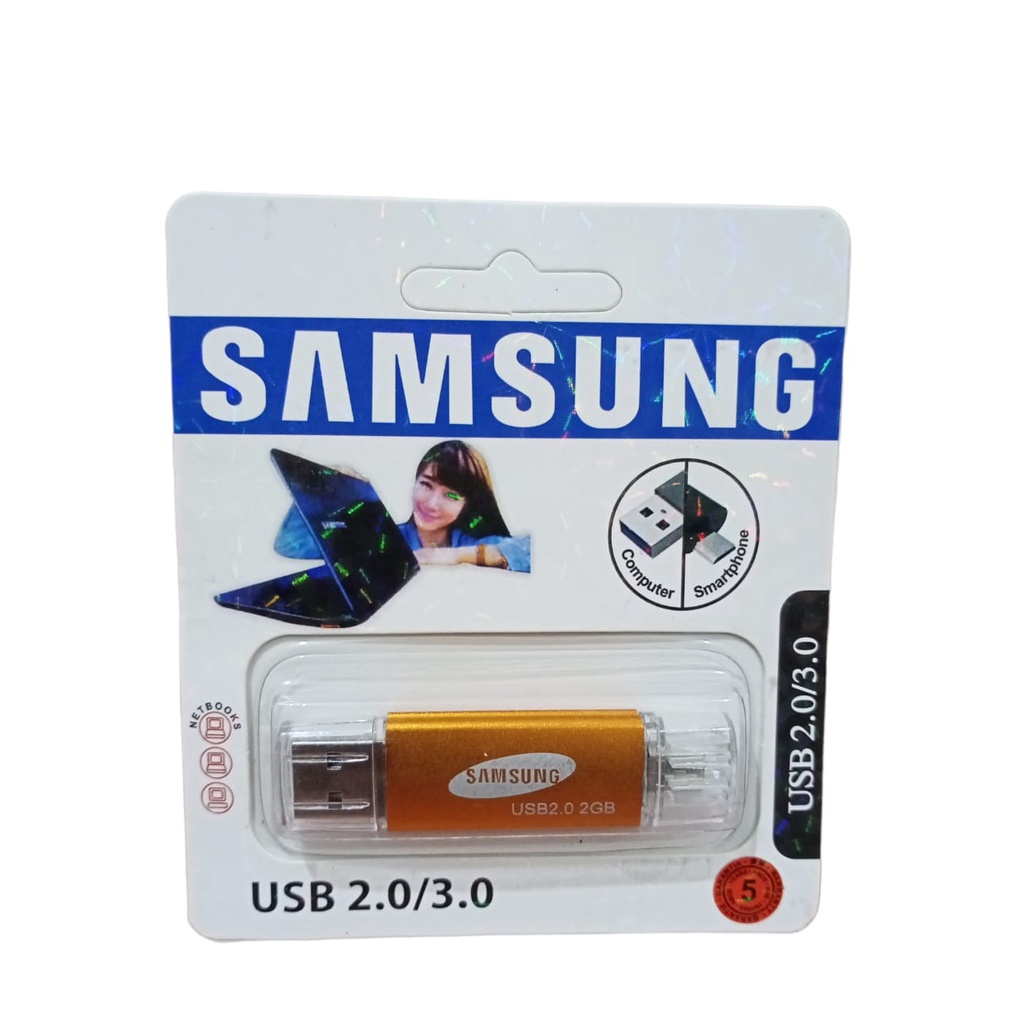 flashdisk OTG + USB SAMSUNG 4Gb / 2GB / 8GB / 16GB / 32GB / 64GB