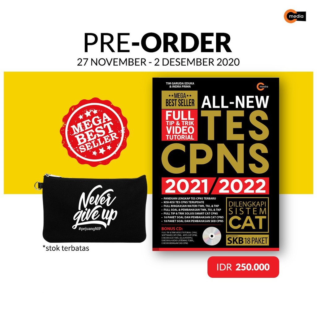 All New Tes Cpns 2021 2022 Tim Garuda Eduka Indra Prima C Media Shopee Indonesia