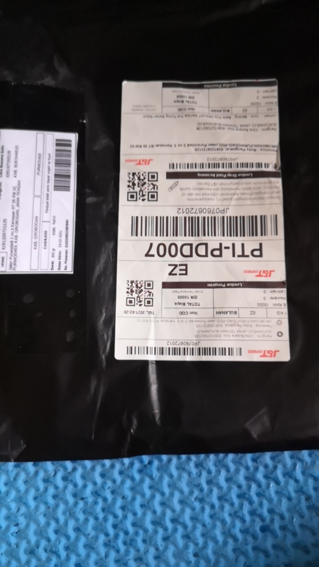 Darjito Biru Kemeja Batik Pria Full Furing Bahan Katun Primisima