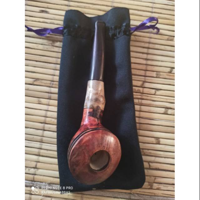 Pipa cangklong bulldog mini amboyna burl