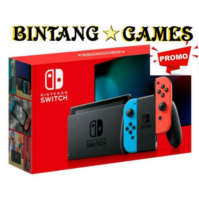 Jual Nintendo Switch Console New Model HAC-001 01 Extra battery V2 Mesin Switch Indonesia|Shopee