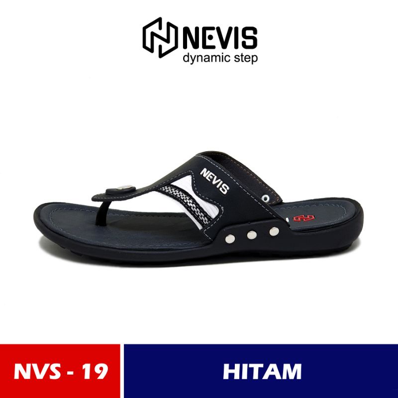 Sandal Jepit Kulit Pria Original Nevis NVS 19 Sendal Santai Casual Pria Dewasa