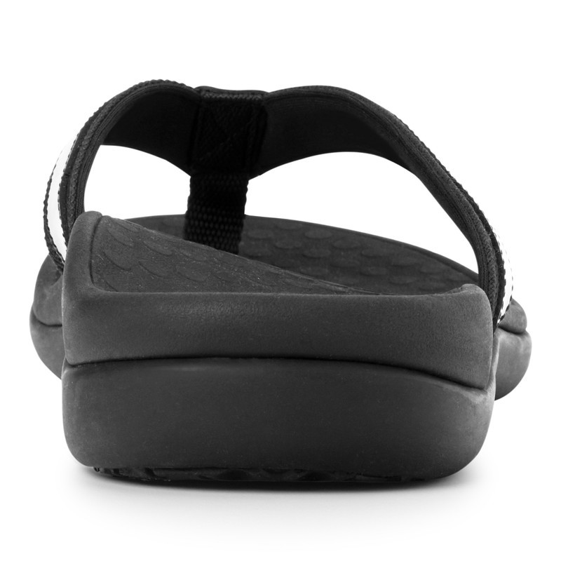 Vionic Islander Black Sandals Wanita - Hitam