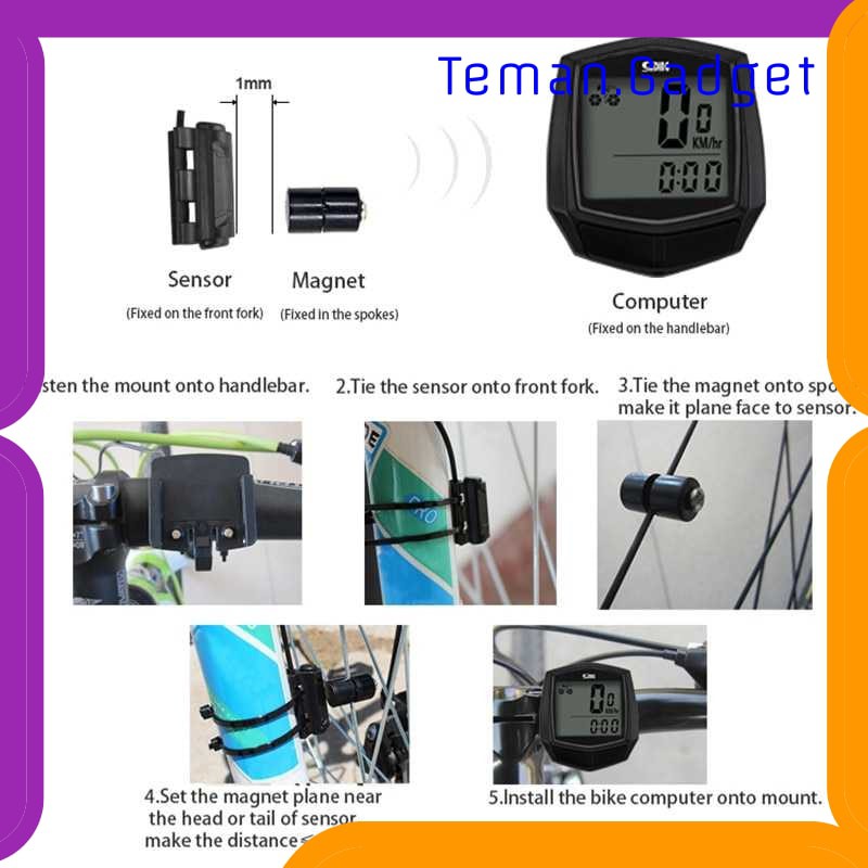 TG-IB387 SUNDING ODOMETER SPEEDOMETER MONITOR SEPEDA - SD-581