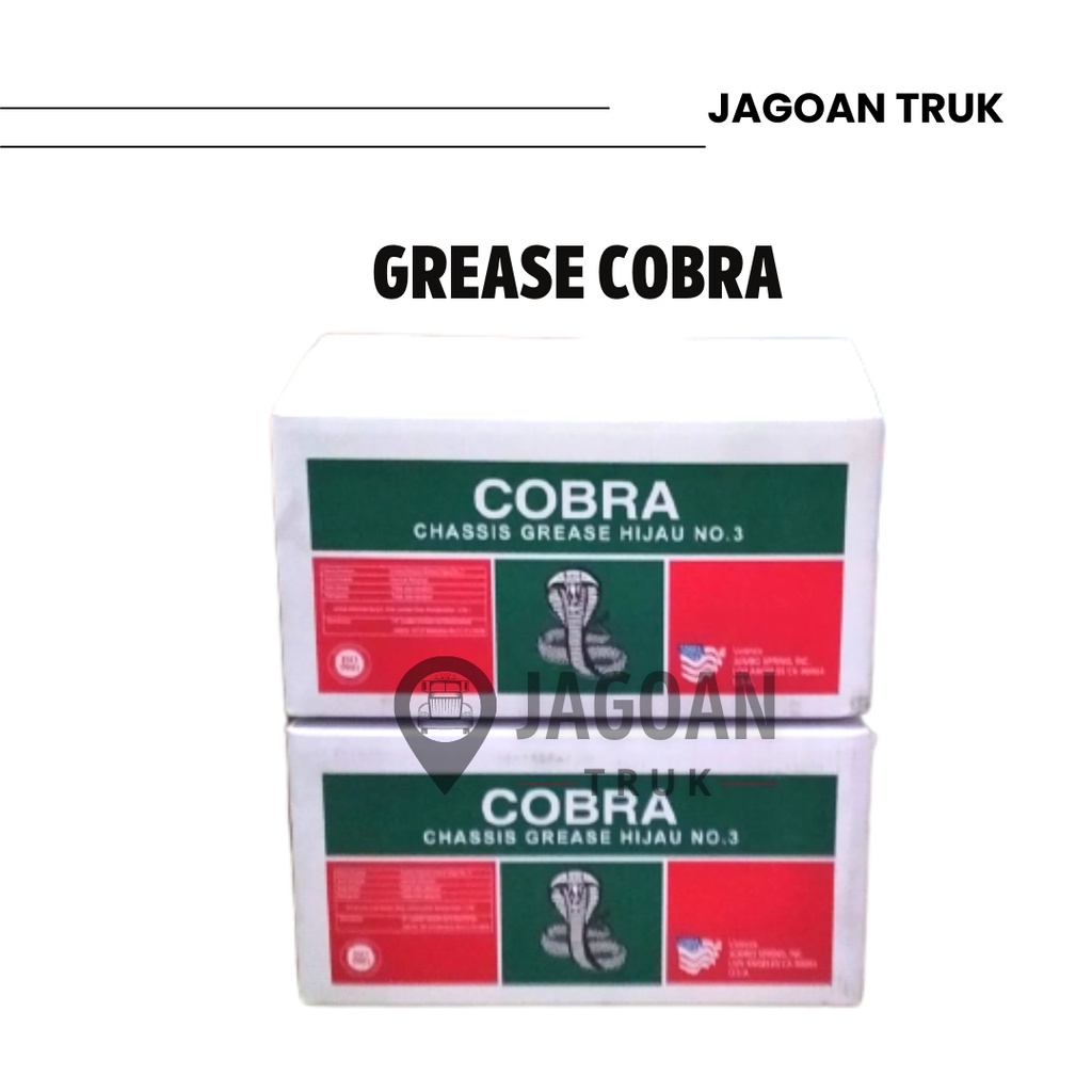 Chassis Grease / Gemuk Cobra Hijau No 3 / Pelumas/Stempet Cobra